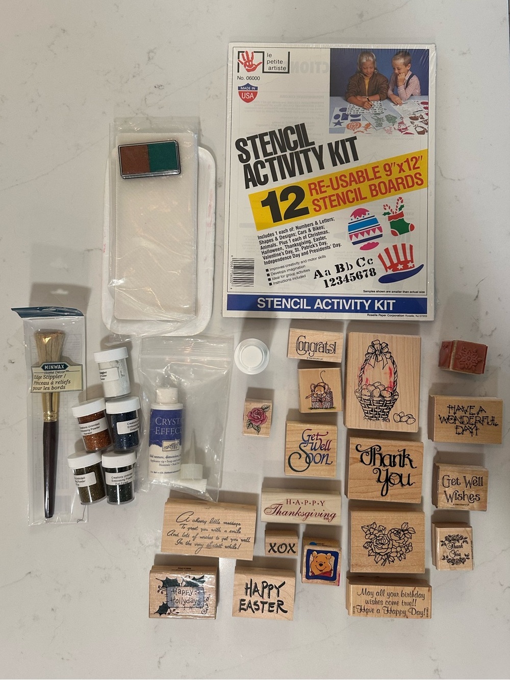 Crafting Card Making Supplies Stamps Bundle